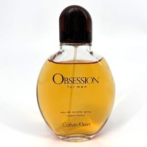 Calvin Klein Obsession for Men Eau de Toilette Spray 4.0 oz 125ml - SEE PHOTOS